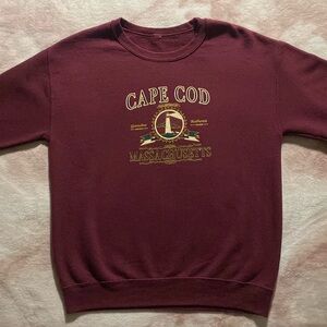 Jerzees Medium Maroon Cape Cod Sweatshirt